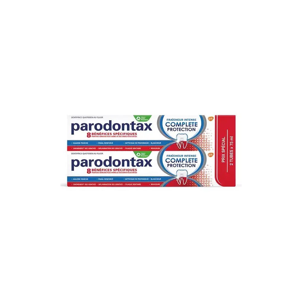 Parodontax dentifrice Complete Protection 2 x 75 ml