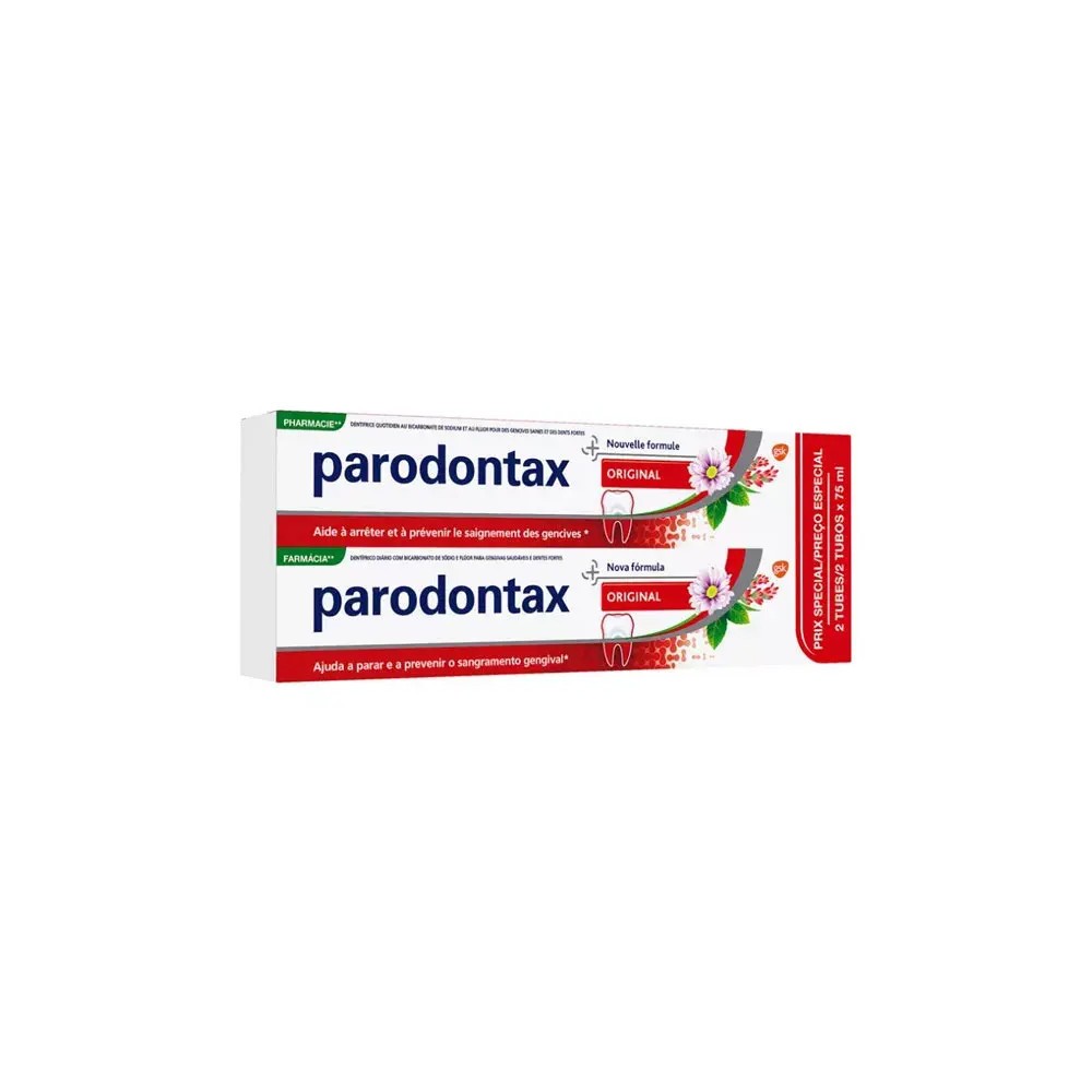 GSK Parodontax pâte duo 2 x 75 ml