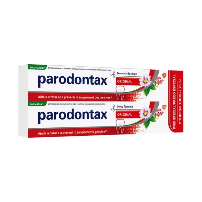 GSK Parodontax pâte duo 2 x 75 ml