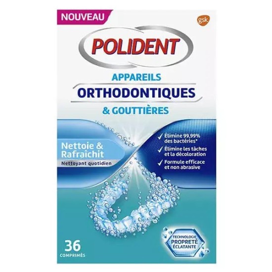 GSK Polident nettoyant orthodontique