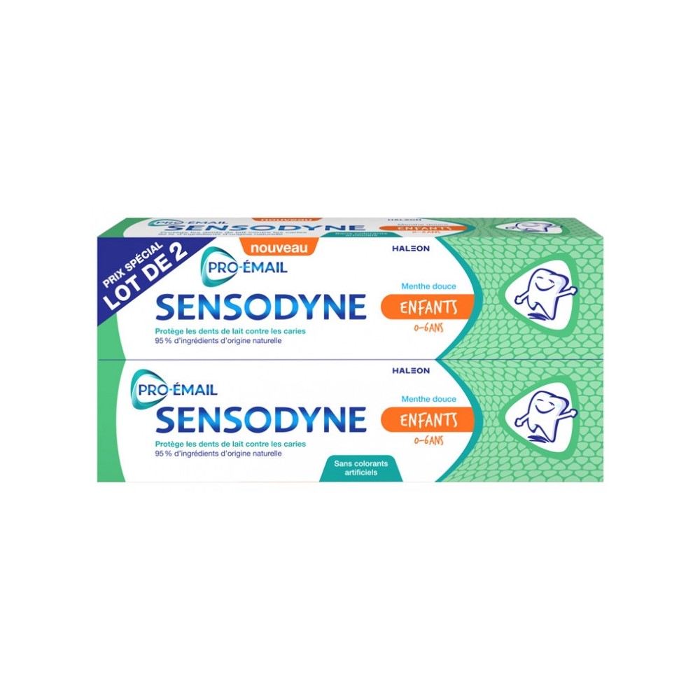 GSK Sensodyne enfant 0-6 ans Duo 2x50 ml