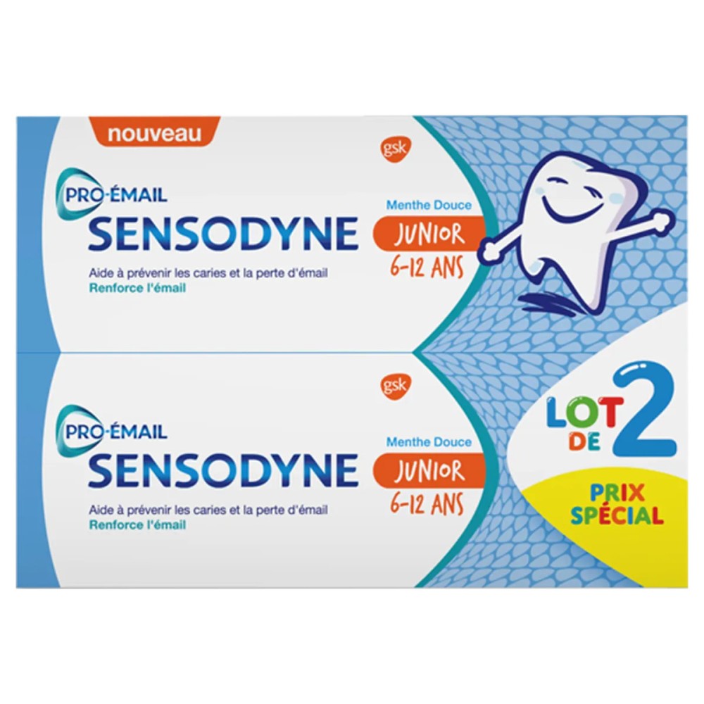Sensodyne Junior Dentifrice Duo 2x50 ml