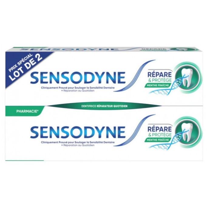 Sensodyne Répare et Protège Dentifrice Duo