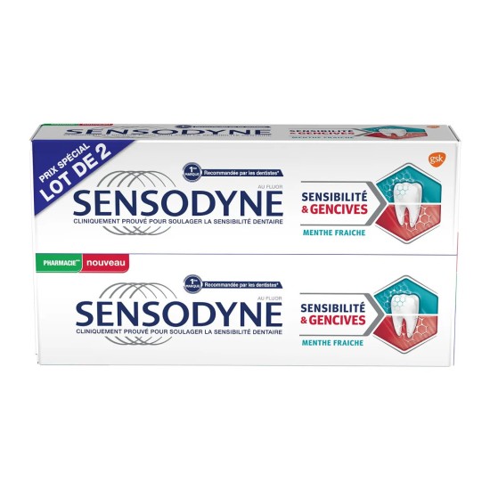 Sensodyne dentifrice sensibilité et gencives 75 ml