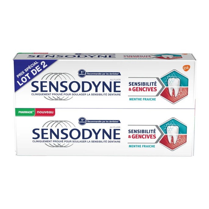 Sensodyne dentifrice sensibilité et gencives 75 ml