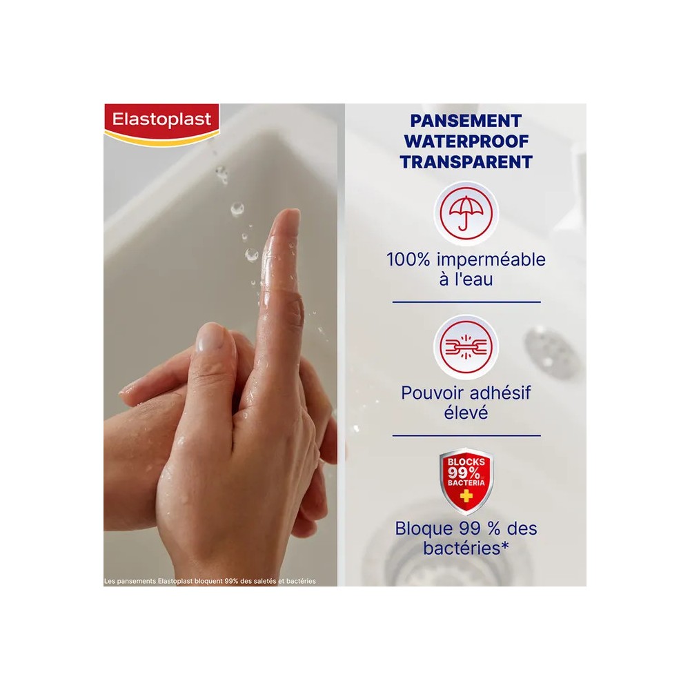 Elastoplast Aqua Protect Pansements 20 unités