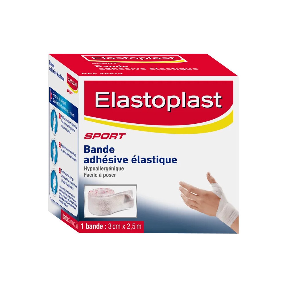 Elastoplast bande adhésive élastique 3 cm x 2,5 m