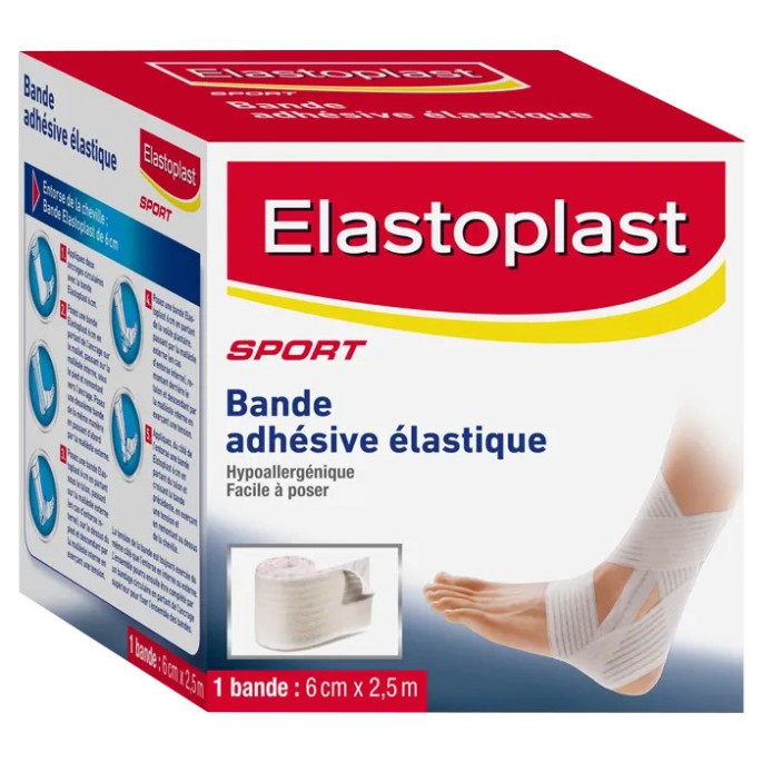 Elastoplast Bandage Adhésif Élastique 6 cm x 2,5 m
