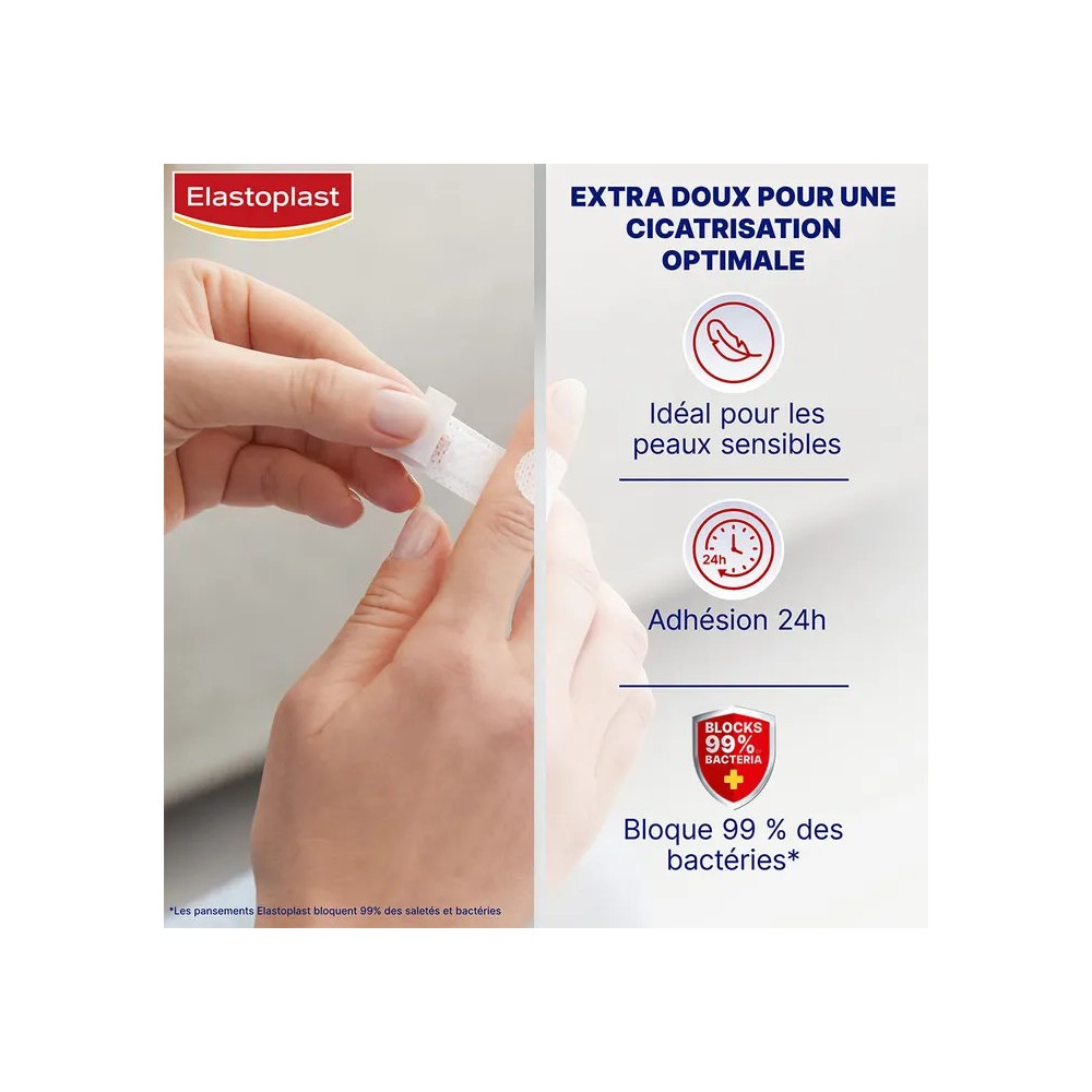 Elastoplast Pansements Peaux Sensibles