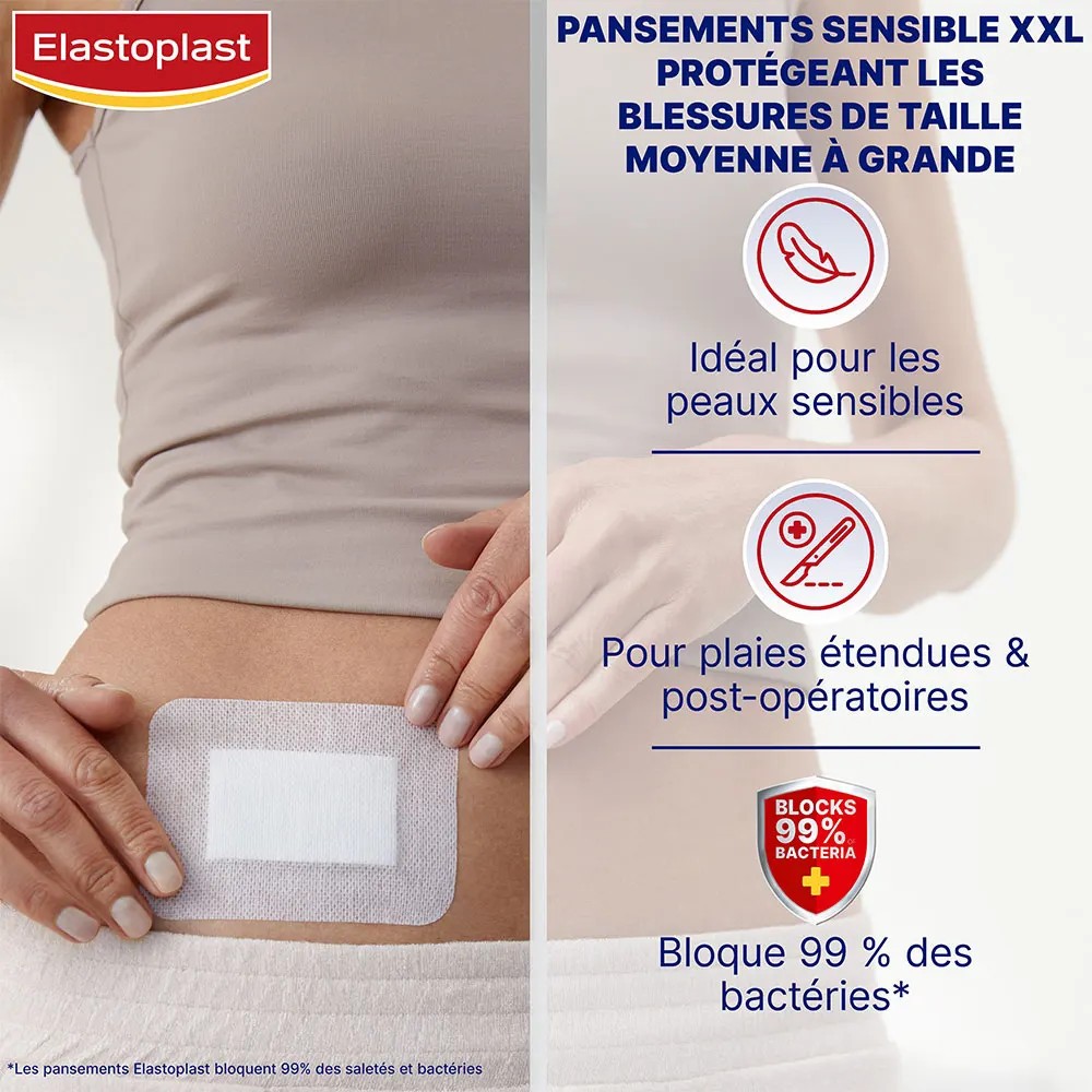 Elastoplast pansements sensibles XXL