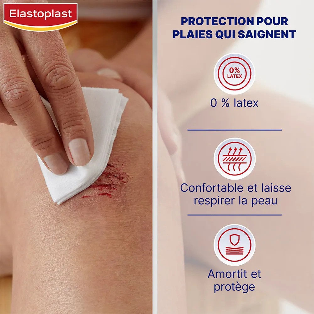 Elastoplast compresse soft - 7,5 x 7,5 cm