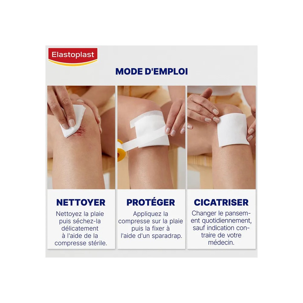 Elastoplast compresse soft - 7,5 x 7,5 cm