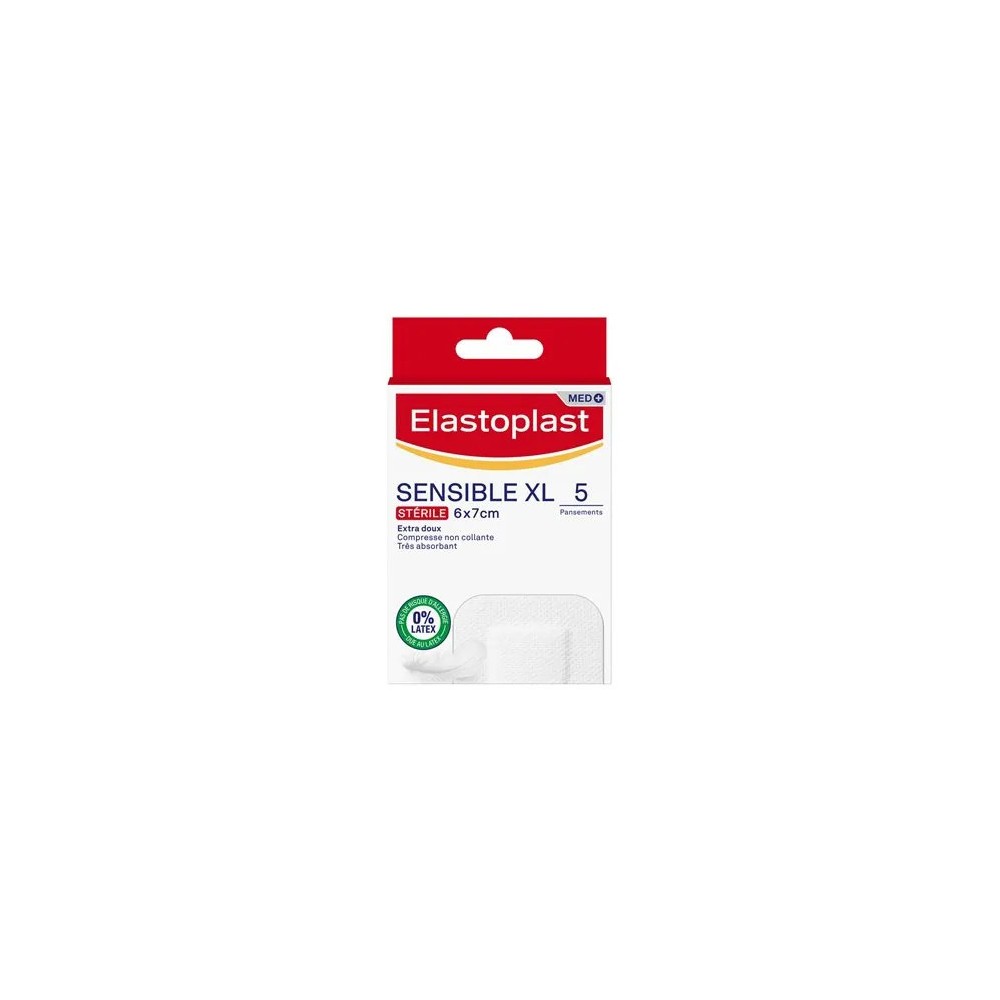 Elastoplast SENS XL Pansements 6x7cm