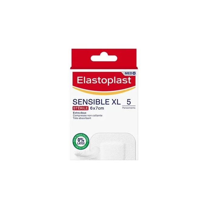 Elastoplast SENS XL Pansements 6x7cm