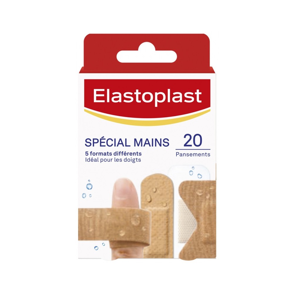 Elastoplast pansement spécial mains