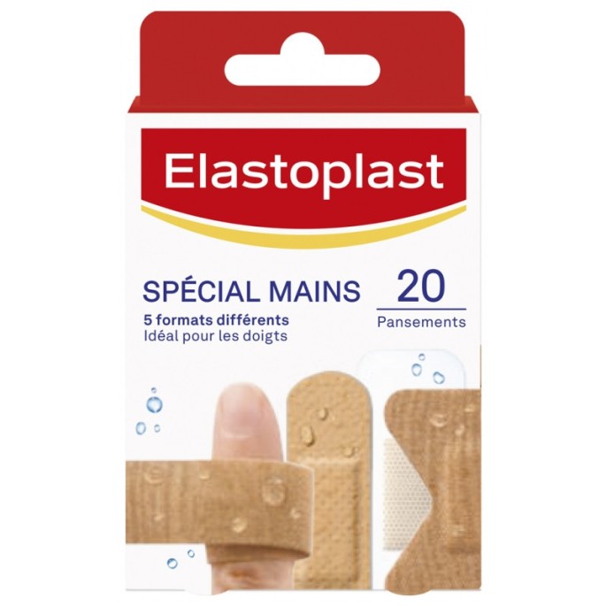 Elastoplast pansement spécial mains
