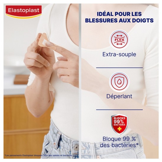 Elastoplast pansement spécial mains