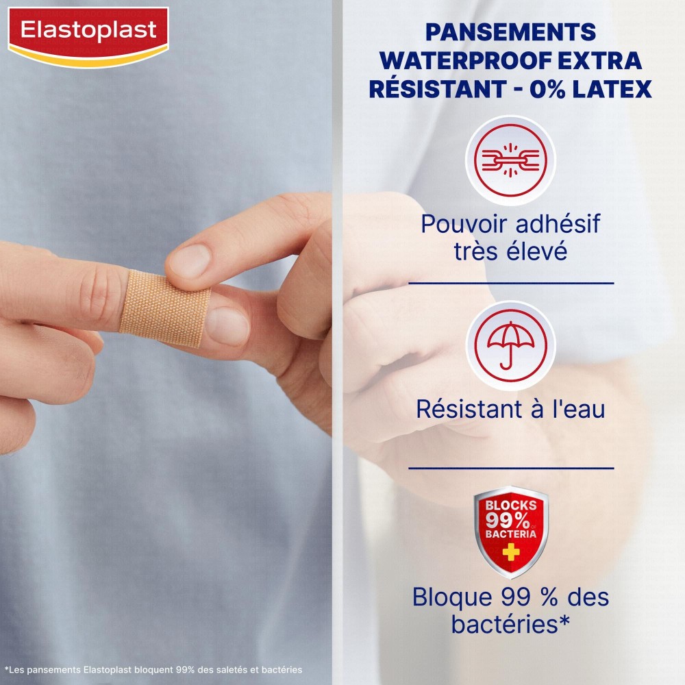 Elastoplast pansement waterproof