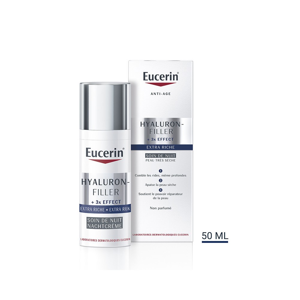 Eucerin Hyaluron-Filler Soin Nuit Extra Riche 50 ml