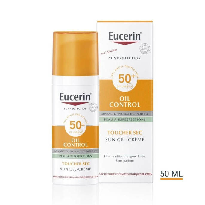 Eucerin solaire gel-crème Oil Control 50 ml