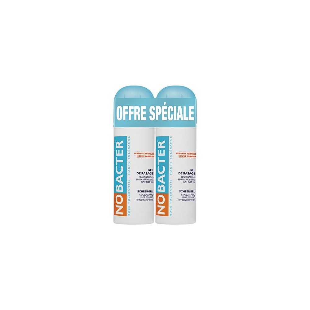 Eucerin Nobacter Gel de Rasage Duo 2x150 ml