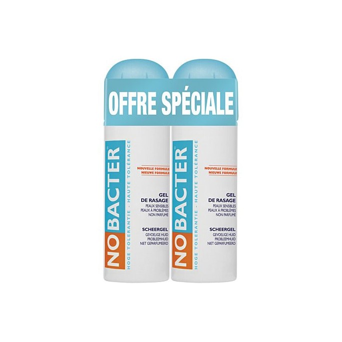 Eucerin Nobacter Gel de Rasage Duo 2x150 ml