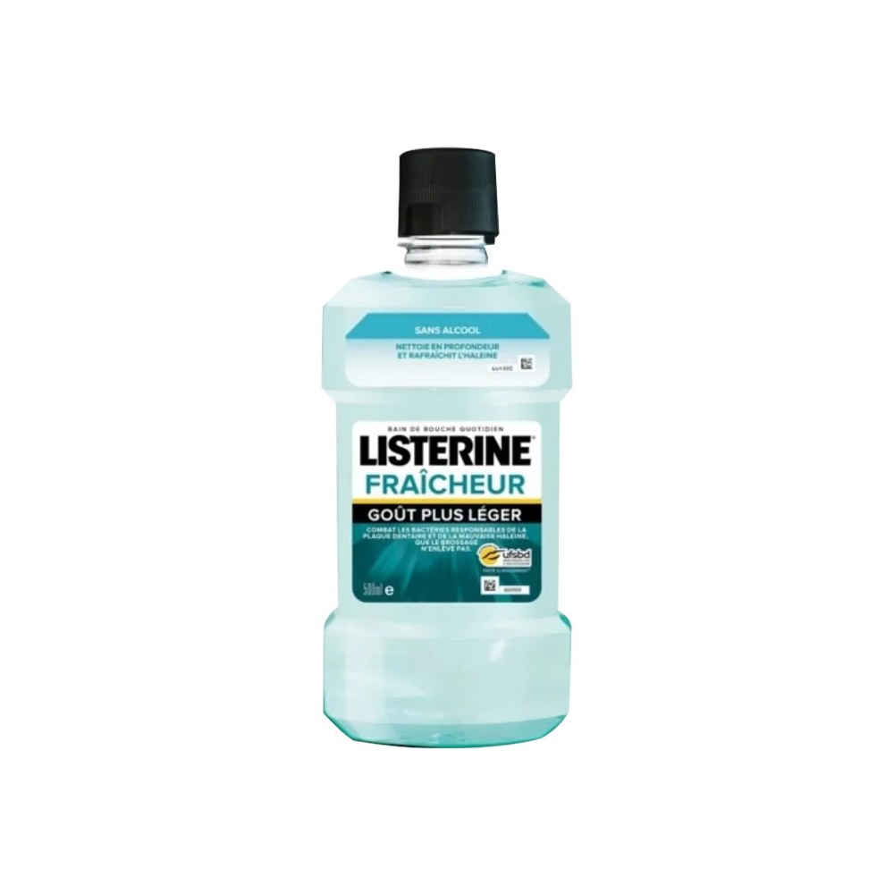 Listerine bain de bouche fraîcheur léger 500 ml