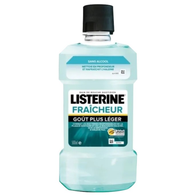 Listerine bain de bouche fraîcheur léger 500 ml
