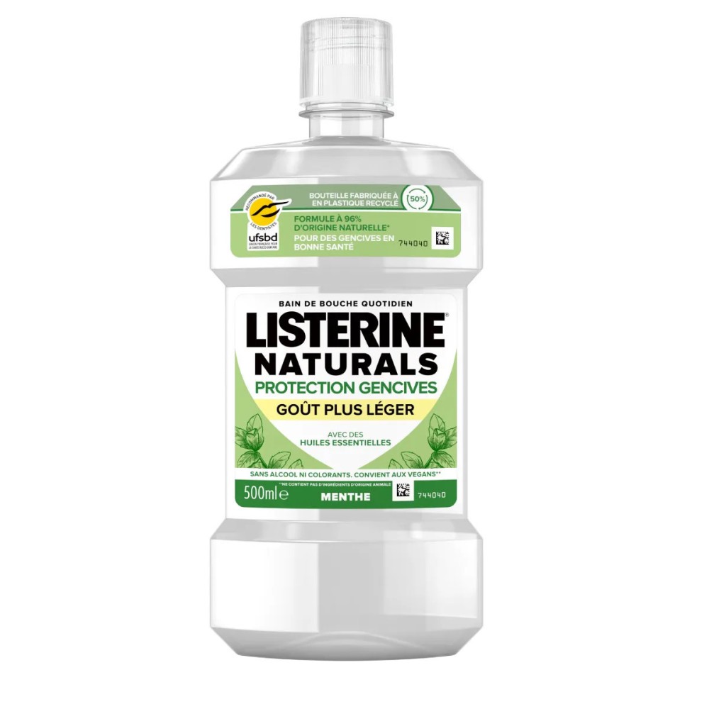 Listerine bain de bouche natural pro gencives