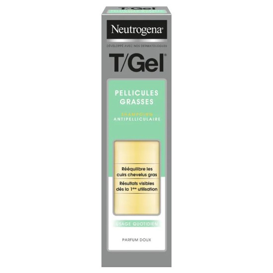 Neutrogena T Gel Shampoing Pellicules Grasses 250 ml