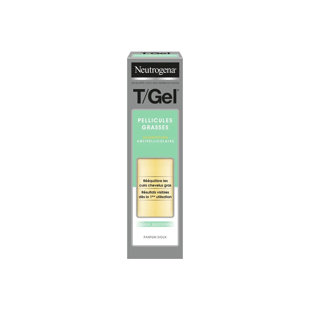 Neutrogena T Gel Shampoing Pellicules Grasses 250 ml