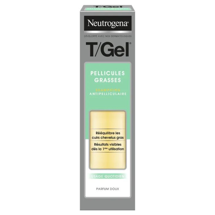 Neutrogena T Gel Shampoing Pellicules Grasses 250 ml