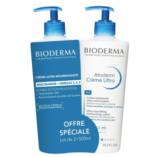 Bioderma Atoderm Crème Duo 2 x 500 ml