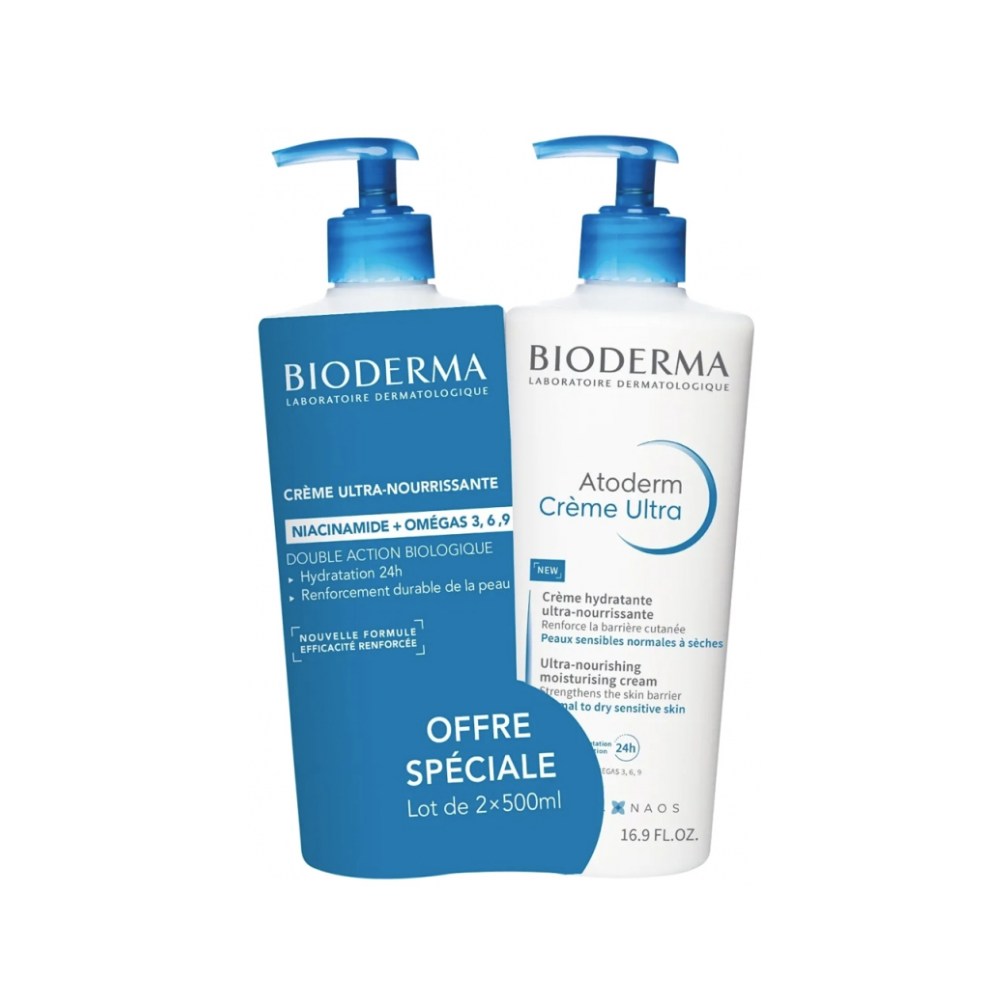 Bioderma Atoderm Crème Duo 2 x 500 ml