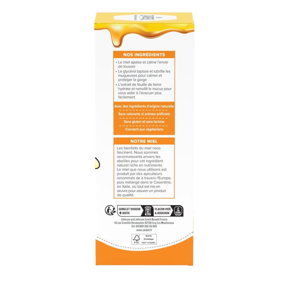 Zarbeil Sirop Toux et Mal de Gorge 150 ml
