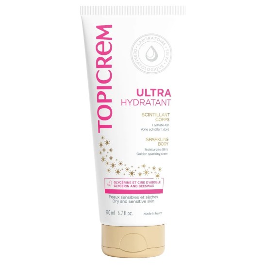Topicrem ultra hydratant scintillant 200 ml