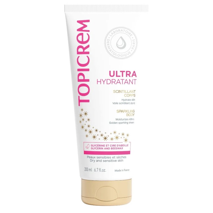 Topicrem ultra hydratant scintillant 200 ml