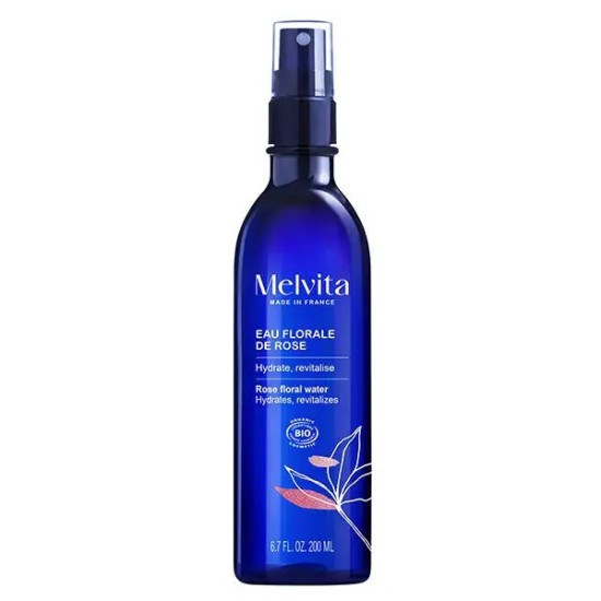 Melvita eau florale rose brume 200 ml