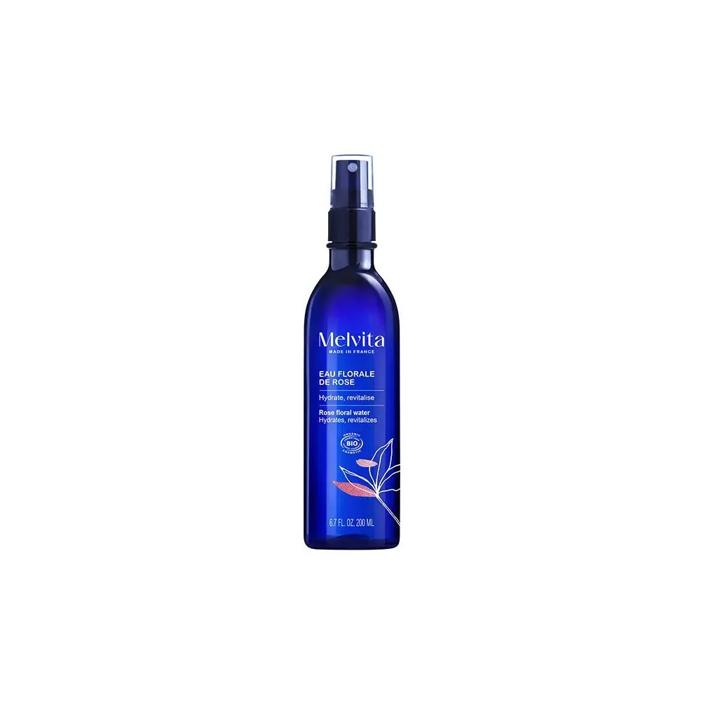 Melvita eau florale rose brume 200 ml