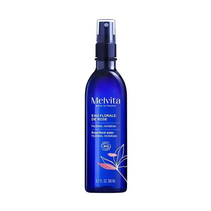 Melvita eau florale rose brume 200 ml