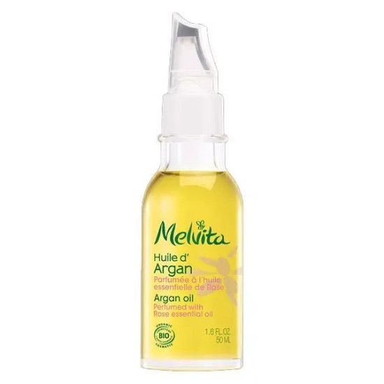 Melvita huile argan parfumée rose 50 ml