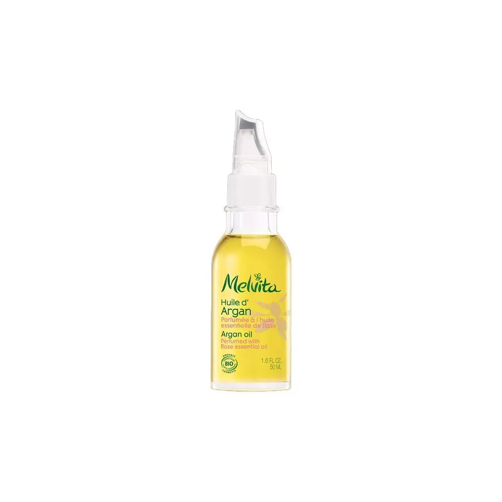 Melvita huile argan parfumée rose 50 ml