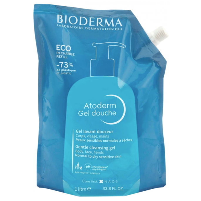 Bioderma Atoderm Gel Douche 1 L Recharge