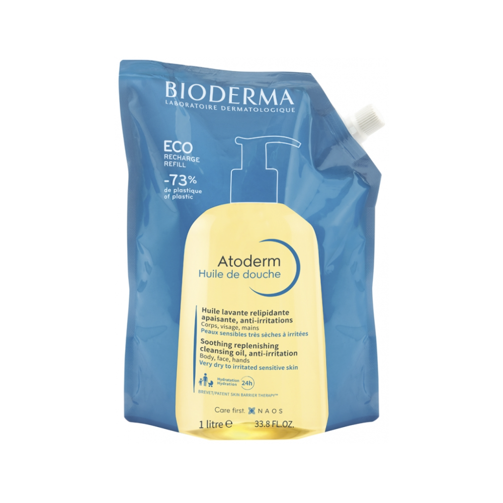 Bioderma Atoderm Huile de Douche 1 L Eco Recharge