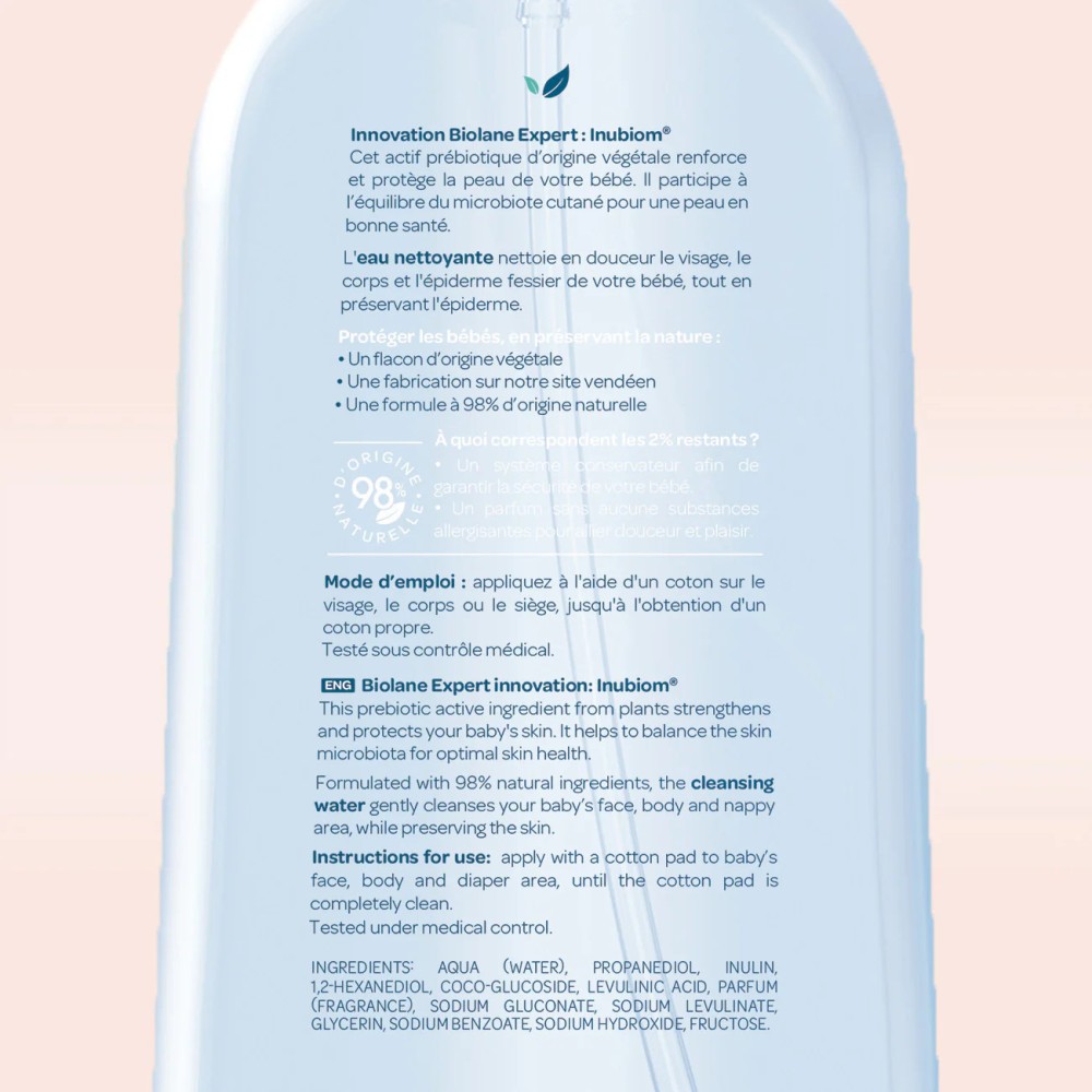 Biolane Expert Eau Nettoyante 500 ml