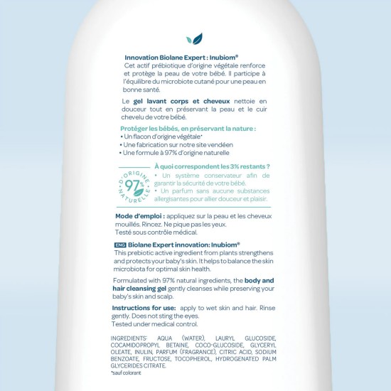 Biolane gel lavant corps 500 ml