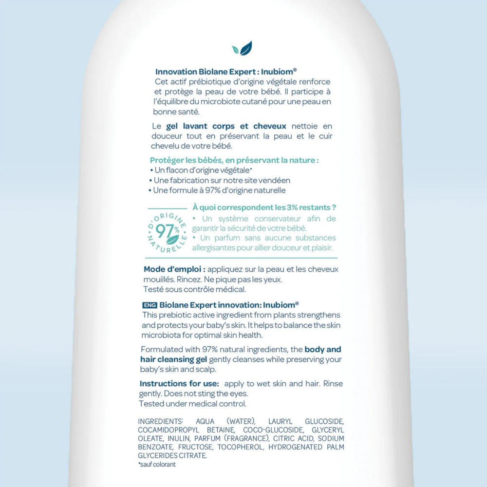 Biolane gel lavant corps 500 ml