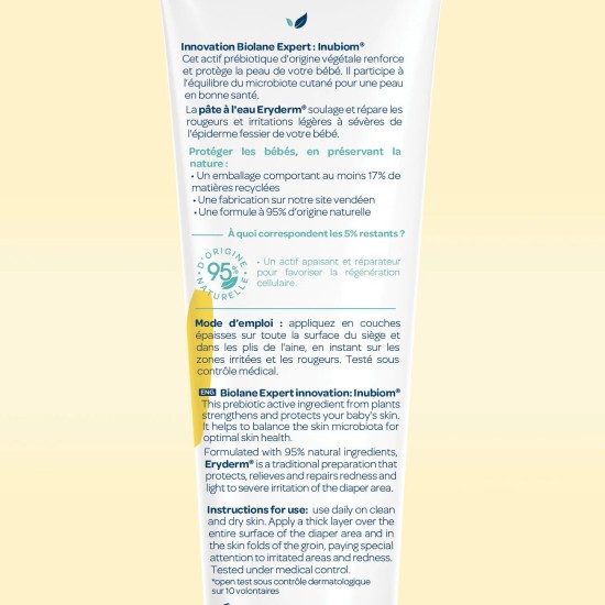 Biolane Expert Eryderm Pâte à l'Eau 75 ml