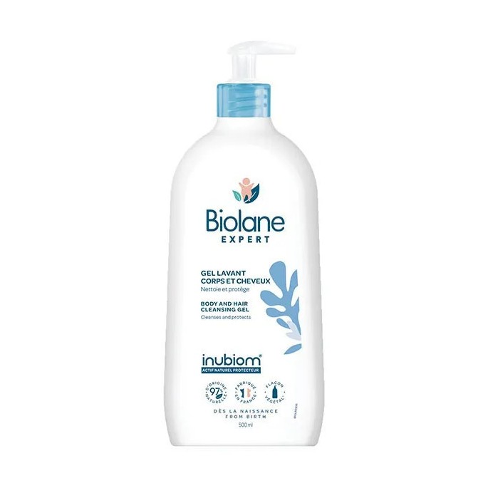 Biolane Expert Gel Lavant Corps et Cheveux 500 ml