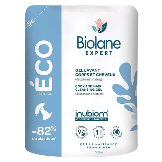 Biolane Expert Gel Lavant Corps et Cheveux 500 ml